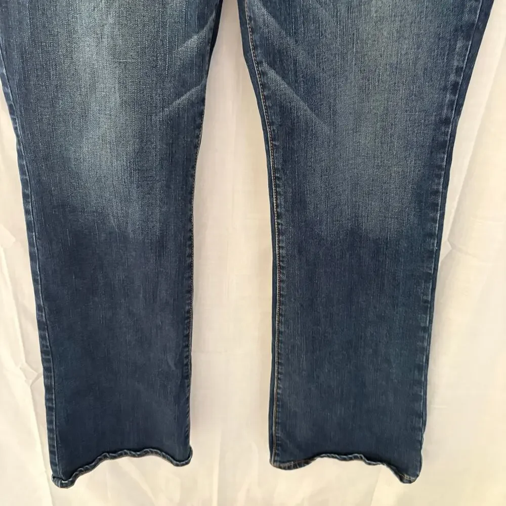 American Eagle Outfitters Kick Boot Womens 14 (35x31) Jeans Stretch Flap Pocket - Picture 7 of 7